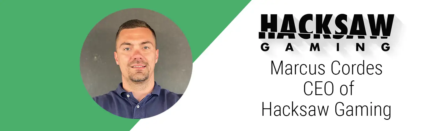 Генеральный директор Hacksaw Gaming Marcus Cordes