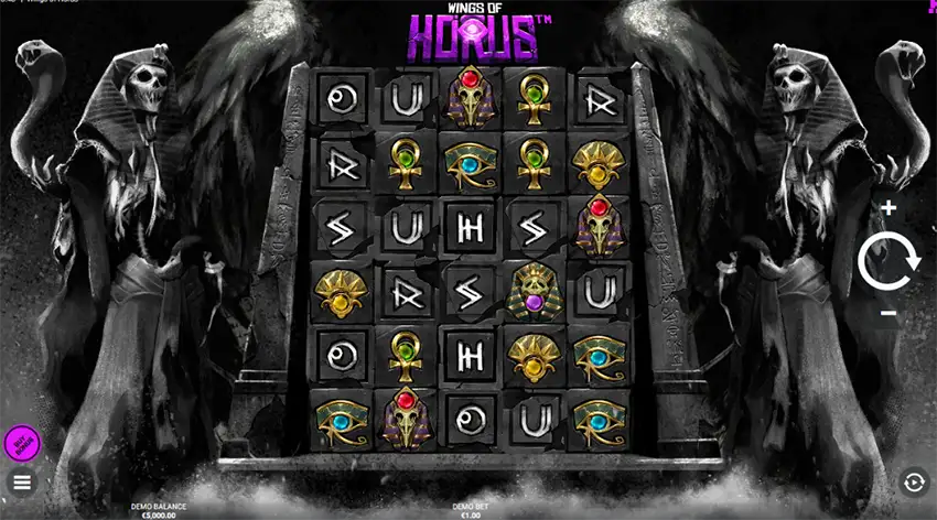 как играть в слот Wings of Horus hacksaw gaming бесплатно