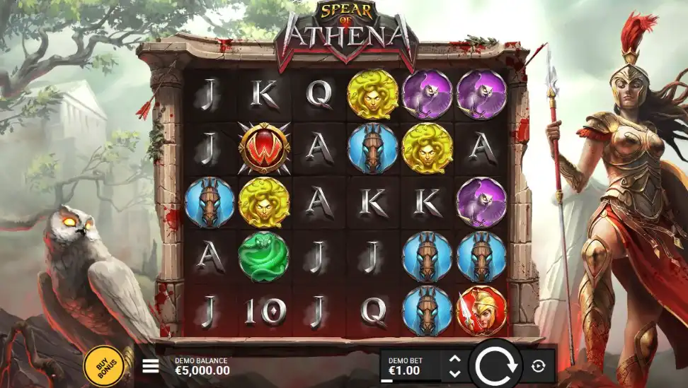 как играет слот Spear of Athena от Hacksaw Gaming на реальные деньги онлайн
