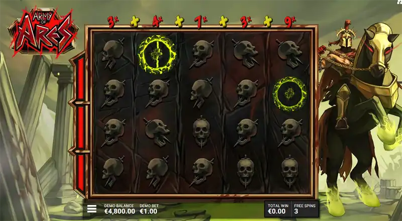 какой бонус есть в игре Army of Ares от Хаскав Гейминг