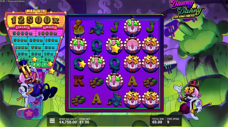 как играть в слот Donny and Danny от Hacksaw Gaming бесплатно и на реальные деньги