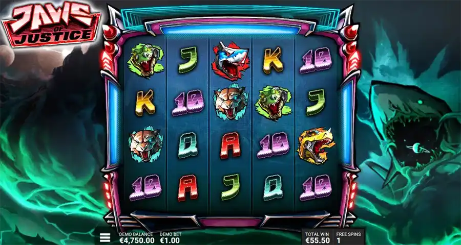 как играть в слот Jaws Of Justice от Hacksaw Gaming бесплатно или на деньги