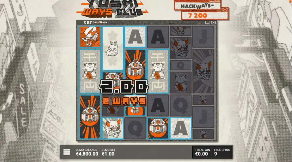 Бонусная игра в слоте Toshi Ways Club от Хаскав Гейминг онлайн