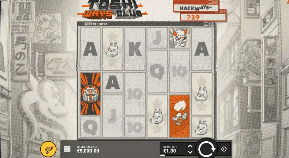 Как играть в силот Toshi Ways Club от Hacksaw Gaming онлайн и на реальные деньги Хаскав провайдер