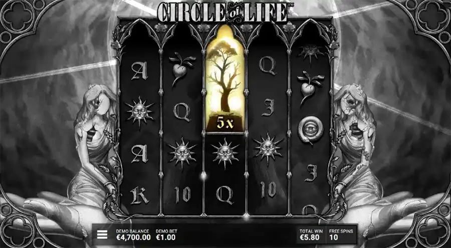 бонусная игра Circle of Life от хаскав гейминг