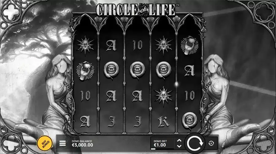 как играть в слот Circle of Lif от хаскав гейминг на настоящие деньги