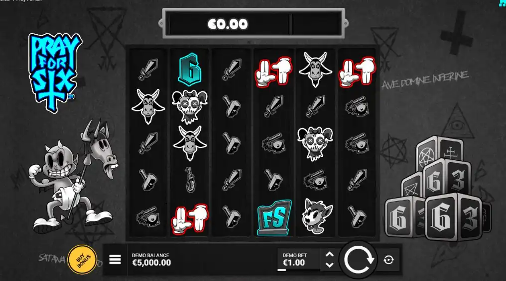 как играть в слот хаскав гейминг pray for six hacksaw gaming